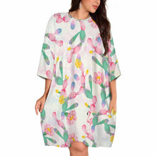 Lade das Bild in den Galerie-Viewer, Einzelbild-Design Damen/Frauen Plüsch T-Shirt Pyjama in Großen Größen LM475 mit Foto Design Motiv Text selbst gestalten und bedrucken
