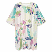Lade das Bild in den Galerie-Viewer, Einzelbilddruck Damen / Frauen Lockeres Große Größe T-Shirt Home Kurzarm Pyjama Nachthemd LM475 mit Fotos Muster Text Logo selbst gestalten und bedrucken
