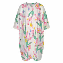 Lade das Bild in den Galerie-Viewer, Einzelbild-Design Damen/Frauen Plüsch T-Shirt Pyjama in Großen Größen LM475 mit Foto Design Motiv Text selbst gestalten und bedrucken
