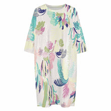 Lade das Bild in den Galerie-Viewer, Einzelbilddruck Damen / Frauen Lockeres Große Größe T-Shirt Home Kurzarm Pyjama Nachthemd LM475 mit Fotos Muster Text Logo selbst gestalten und bedrucken
