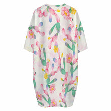 Lade das Bild in den Galerie-Viewer, Einzelbild-Design Damen/Frauen Plüsch T-Shirt Pyjama in Großen Größen LM475 mit Foto Design Motiv Text selbst gestalten und bedrucken
