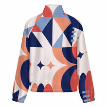 Lade das Bild in den Galerie-Viewer, Einzelbilddruck Damen / Frauen Sweatjacke Stand-Up Collar LM552 mit Fotos Muster Text Logo selbst gestalten und bedrucken
