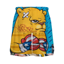 Lade das Bild in den Galerie-Viewer, Multi-Image-Design Herren/Männer Mesh-Basketballshorts LQK mit Foto Design Motiv Text selbst gestalten und bedrucken (Simple Design)
