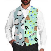 Lade das Bild in den Galerie-Viewer, Multi-Image-Druck Herren / Männer Boutique Anzugweste LTM00296 mit Foto Design Motiv Text selbst gestalten und bedrucken
