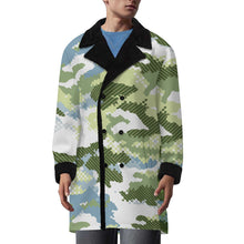Lade das Bild in den Galerie-Viewer, Herren / Männer Zweireiher Trenchcoat mit Anzugkragen MWL510 mit Foto Design Motiv Text selbst gestalten und bedrucken
