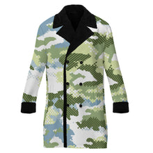 Lade das Bild in den Galerie-Viewer, Herren / Männer Zweireiher Trenchcoat mit Anzugkragen MWL510 mit Foto Design Motiv Text selbst gestalten und bedrucken
