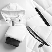Lade das Bild in den Galerie-Viewer, Multi-Image-Druck Damen / Frauen Kapuzenjacke aus Baumwolle mit Reißverschluss MWL516 mit Fotos Muster Text Logo selbst gestalten und bedrucken

