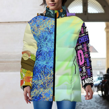 Lade das Bild in den Galerie-Viewer, Multi-Image-Druck Damen / Frauen Kapuzenjacke aus Baumwolle mit Reißverschluss MWL516 mit Fotos Muster Text Logo selbst gestalten und bedrucken
