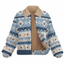 Lade das Bild in den Galerie-Viewer, Einzelbilddruck Damen / Frauen Doppeltem Reißverschluss Jacke MWL523 mit Foto Text selbst gestalten und bedrucken
