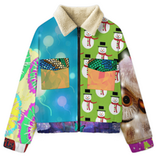 Lade das Bild in den Galerie-Viewer, Multi-Image-Druck Damen / Frauen Doppeltem Reißverschluss Jacke MWL523 mit Foto Text selbst gestalten und bedrucken
