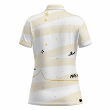 Lade das Bild in den Galerie-Viewer, Einzelbilddruck Damen / Frauen Zwei-Knopf Poloshirt MWL637 mit Fotos Muster Text Logo selbst gestalten und bedrucken
