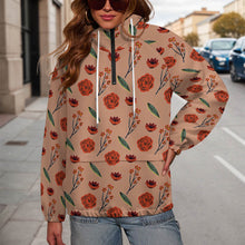 Lade das Bild in den Galerie-Viewer, Einzelbild-Design Damen / Frauen Doppelschicht Hoodie mit Taschen (mit Futter) MWL683 mit Foto Design Motiv Text selbst gestalten und bedrucken
