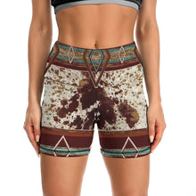 Lade das Bild in den Galerie-Viewer, Multi-Image-Design Damen / Frauen Sport Yoga Short Y10A mit Foto Design Motiv Text selbst gestalten und bedrucken
