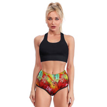 Lade das Bild in den Galerie-Viewer, Multi-Image-Design Damen / Frauen Yoga Gym Short XG002 mit Foto Design Motiv Text selbst gestalten und bedrucken
