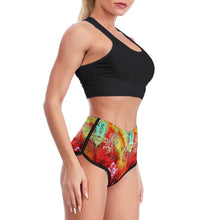 Lade das Bild in den Galerie-Viewer, Multi-Image-Design Damen / Frauen Yoga Gym Short XG002 mit Foto Design Motiv Text selbst gestalten und bedrucken
