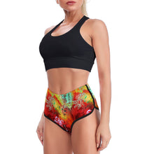 Lade das Bild in den Galerie-Viewer, Multi-Image-Design Damen / Frauen Yoga Gym Short XG002 mit Foto Design Motiv Text selbst gestalten und bedrucken
