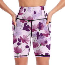 Lade das Bild in den Galerie-Viewer, Multi-Image-Design Damen / Frauen Sport Yoga Short Yoga Hose Kurz YJ008 mit Foto Design Motiv Text selbst gestalten und bedrucken
