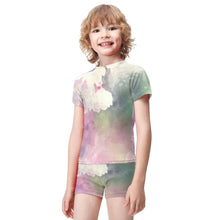 Lade das Bild in den Galerie-Viewer, Multi-Image-Design Kinder Jungen Kurzärmeliges Shirt &amp; Shorts Strand Set (2-tlg) A27TZ mit Foto Design Motiv Text selbst gestalten und bedrucken
