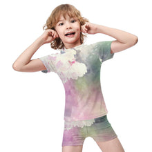 Lade das Bild in den Galerie-Viewer, Multi-Image-Design Kinder Jungen Kurzärmeliges Shirt &amp; Shorts Strand Set (2-tlg) A27TZ mit Foto Design Motiv Text selbst gestalten und bedrucken
