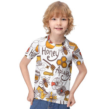 Lade das Bild in den Galerie-Viewer, Multi-Image-Design Kinder Jungen Kurzärmeliges T Shirt ET023 mit Foto Design Motiv Text selbst gestalten und bedrucken
