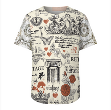 Lade das Bild in den Galerie-Viewer, Multi-Image-Design Herren / Männer Kurzarmhemd Kurzärmeliges Hemd mit Rundschnitt LM018 mit Foto Design Motiv Text selbst gestalten und bedrucken
