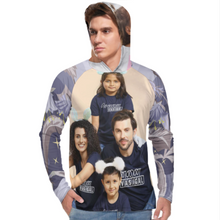 Lade das Bild in den Galerie-Viewer, Multi-Image-Design Männer / Herren UV-Schutz Langarm Shirt Sonnenschutz Hautschutz Shirt mit Sonnenhut Schnelltrocknend NZ145 mit Foto Design Motiv Text selbst gestalten und bedrucken
