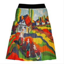 Lade das Bild in den Galerie-Viewer, Multi-Image-Design Rock Lang A-Linien-Rock Maxirock SJBSQ mit Foto Design Motiv Text selbst gestalten und bedrucken
