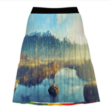 Lade das Bild in den Galerie-Viewer, Multi-Image-Design Rock Lang A-Linien-Rock Maxirock SJBSQ mit Foto Design Motiv Text selbst gestalten und bedrucken
