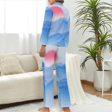 Lade das Bild in den Galerie-Viewer, Multi-Image-Design Schlafanzug Zweiteiliger Homewear Pyjama aus Satin für Damen/Frauen DTZREV1 mit Foto Design Motiv Text selbst gestalten und bedrucken
