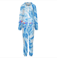 Lade das Bild in den Galerie-Viewer, Multi-Image-Design Unisex Damen / Herren Schlafanzug Pyjama Jumpsuit Overall Einteiler Hausanzug mit Foto Design Motiv Text selbst gestalten und bedrucken
