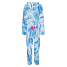 Lade das Bild in den Galerie-Viewer, Multi-Image-Design Unisex Damen / Herren Schlafanzug Pyjama Jumpsuit Overall Einteiler Hausanzug mit Foto Design Motiv Text selbst gestalten und bedrucken
