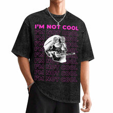 Lade das Bild in den Galerie-Viewer, Unisex Vintage T-Shirt mit kurzen Ärmeln mit Fotos Muster Text Logo selbst gestalten und bedrucken
