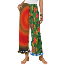 Lade das Bild in den Galerie-Viewer, Multi-Image-Druck Damen / Frauen Rüschen Pyjamahose NSHYBSK mit Foto Design Motiv Text selbst gestalten und bedrucken
