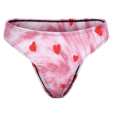 Lade das Bild in den Galerie-Viewer, Einzelbilddruck Eisseiden T-back Tanga Unterhosen Unterwäsche NZ207 Damen / Frauen mit Fotos Muster Text selbst gestalten und bedrucken
