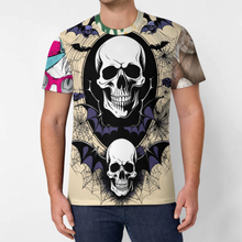 Lade das Bild in den Galerie-Viewer, Multi-Image-Druck Ice Silk Allover Print Herren T Shirt OMDT01 mit Ihrem Design Motiv Foto Text selbst gestalten und bedrucken
