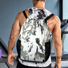 Lade das Bild in den Galerie-Viewer, Reiserucksack Turnbeutel Rucksack mit Kordelzug für Sport (Nass- und Trockentrennung) mit Foto Design Motiv Text selbst gestalten und bedrucken
