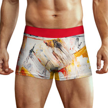 Lade das Bild in den Galerie-Viewer, Einzelbild-Design Herren Unterhose / Männer Boxershort mit Eisseide und Taille SDS025 mit Fotos Muster Text Logo selbst gestalten und bedrucken
