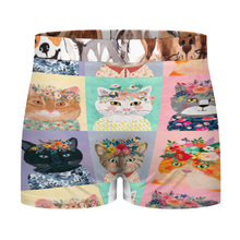 Lade das Bild in den Galerie-Viewer, Multi-Image-Druck Herren Unterhose / Männer Boxershort mit Eisseide und Taille SDS025 mit Fotos Muster Text Logo selbst gestalten und bedrucken
