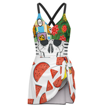 Lade das Bild in den Galerie-Viewer, Multi-Image-Druck Damen / Frauen Ganzkörperformende One-piece Swimsuit Bademode SDS515 mit Fotos Muster Text Logo selbst gestalten und bedrucken
