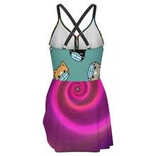 Lade das Bild in den Galerie-Viewer, Multi-Image-Druck Damen / Frauen Ganzkörperformende One-piece Swimsuit Bademode SDS515 mit Fotos Muster Text Logo selbst gestalten und bedrucken
