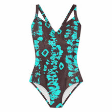Lade das Bild in den Galerie-Viewer, Einzelbilddruck Damen / Frauen One-piece Swimsuit Badeanzug SDSYY001 mit Fotos Muster Text Logo selbst gestalten und bedrucken
