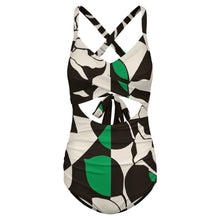 Lade das Bild in den Galerie-Viewer, Einzelbilddruck Damen / Frauen One-piece Swimsuit Bauchnabelfreier Badeanzug SDSYY002 mit Foto selbst gestalten und bedrucken
