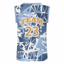Lade das Bild in den Galerie-Viewer, Einzelbild-Design Herren / Männer Basketball Weste mit V-Ausschnitt TK mit Foto Design Motiv Text selbst gestalten und bedrucken
