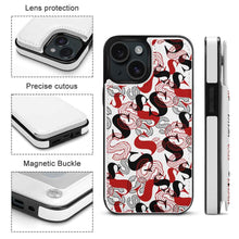 Lade das Bild in den Galerie-Viewer, TPU Leder iPhone 15 Plus Pro Max Handyhülle Business Handytasche Kartenfach Schutzhülle mit Standfunktion zum Aufklappen aufstellbar Etui mit Foto Design Motiv Text selbst gestalten und bedrucken
