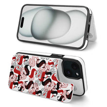 Lade das Bild in den Galerie-Viewer, TPU Leder iPhone 15 Plus Pro Max Handyhülle Business Handytasche Kartenfach Schutzhülle mit Standfunktion zum Aufklappen aufstellbar Etui mit Foto Design Motiv Text selbst gestalten und bedrucken
