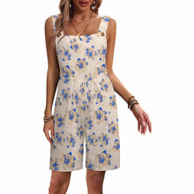 Lade das Bild in den Galerie-Viewer, Einzelbild-Design Damen / Frauen Hosenträger Jumpsuit Shorts ULR mit Foto Design Motiv Text selbst gestalten und bedrucken (Simple Design)

