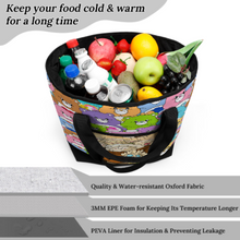 Lade das Bild in den Galerie-Viewer, Multi-Image-Druck Isolierte Einkaufstasche mit großem Fassungsvermögen XB0601064 mit Foto selbst gestalten und bedrucken
