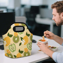 Lade das Bild in den Galerie-Viewer, Einzelbilddruck Tragbare Lunchtasche mit Fotos Muster Text Logo selbst gestalten und bedrucken
