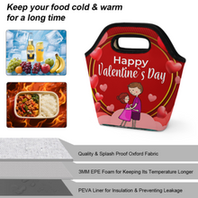 Lade das Bild in den Galerie-Viewer, Multi-Image-Druck Tragbare Lunchtasche mit Fotos Muster Text Logo selbst gestalten und bedrucken
