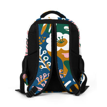 Lade das Bild in den Galerie-Viewer, Einzelbild-Design Taschen Rucksack Schultasche Schulrucksack mit Fotos Muster Text Logo selbst gestalten und bedrucken
